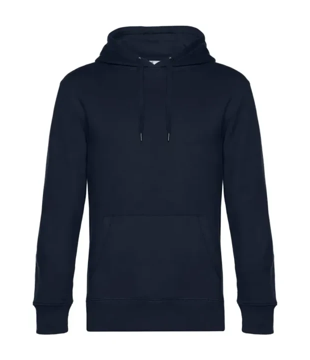 KING Hooded Sweat in Navy Blue, Vorderseite