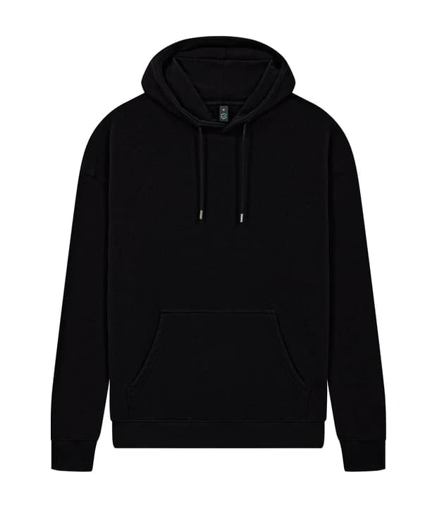 Earth Positive Pullover Hoodie in Black, Vorderseite