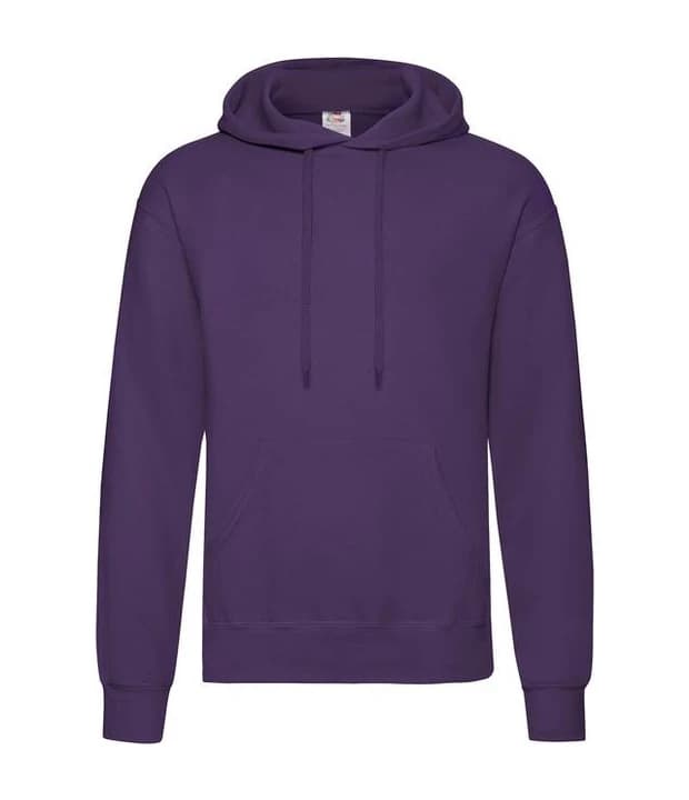 Classic Hooded Sweat in Purple, Vorderseite