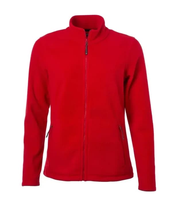 Ladies' Fleece Jacket JN781 in Red, Vorderseite