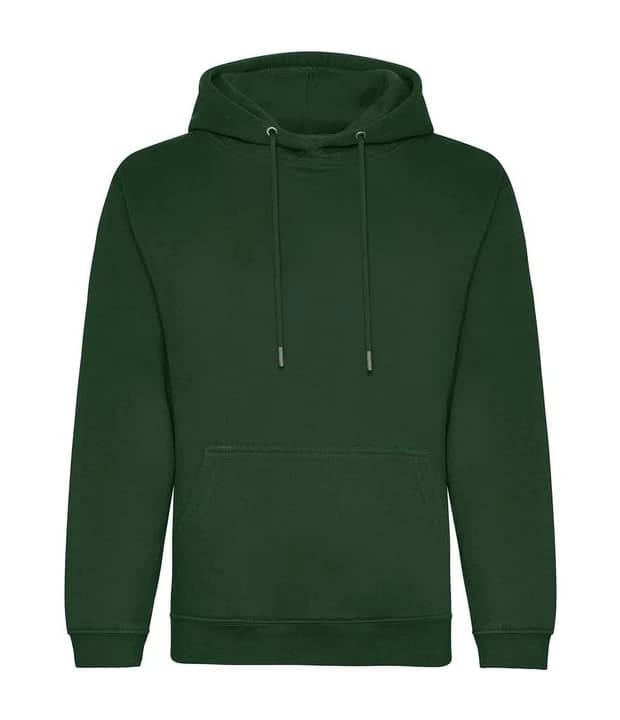 Organic Hoodie JH201 in Bottle Green, Vorderseite