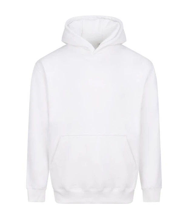 Vision Heavyweight Hoodie in Arctic White, Vorderseite