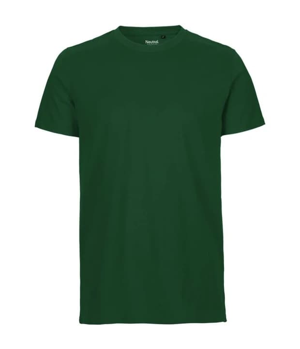 Men's Fit T-Shirt in Bottle Green, Vorderseite