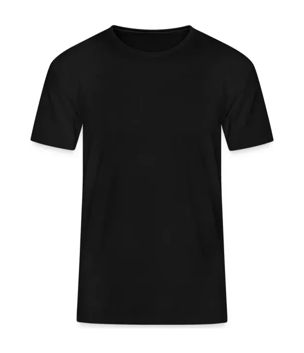 Authentic Tee Pure Organic in Schwarz, Vorderseite