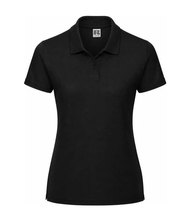 Ladies' Poloshirt 65/35 in Black, Vorderseite