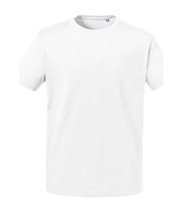 Men's Pure Organic Heavy Tee in White, Vorderseite
