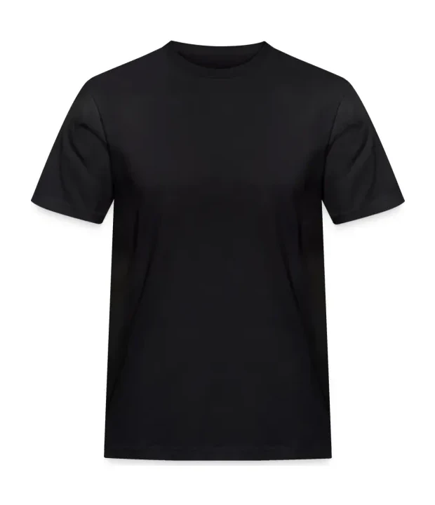 Workwear T-Shirt in Schwarz, Vorderseite