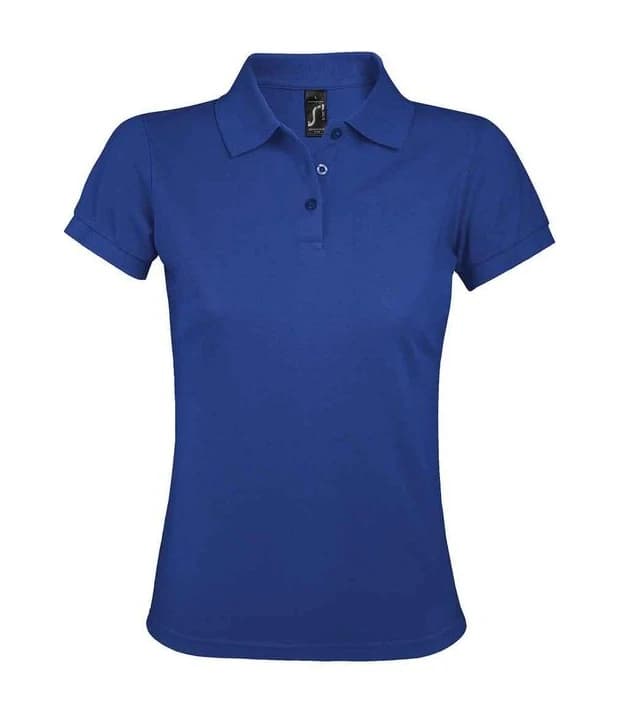 Women's Polo Shirt Prime in Royal Blue, Vorderseite